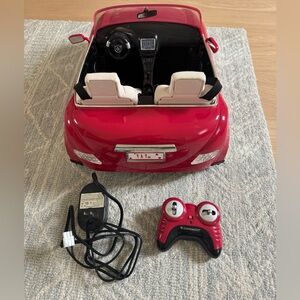 American Girl Convertible Car with Remote and Battery Charger